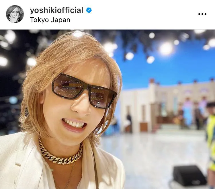  ※YOSHIKIオフィシャルInstagram(yoshikiofficial)より