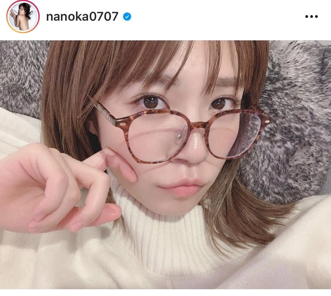 ※菜乃花(nanoka0707)公式Instagramのスクリーンショット