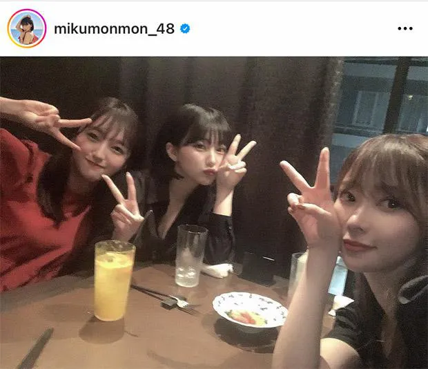  ※画像は田中美久(mikumonmon_48)公式Instagramのスクリーンショット