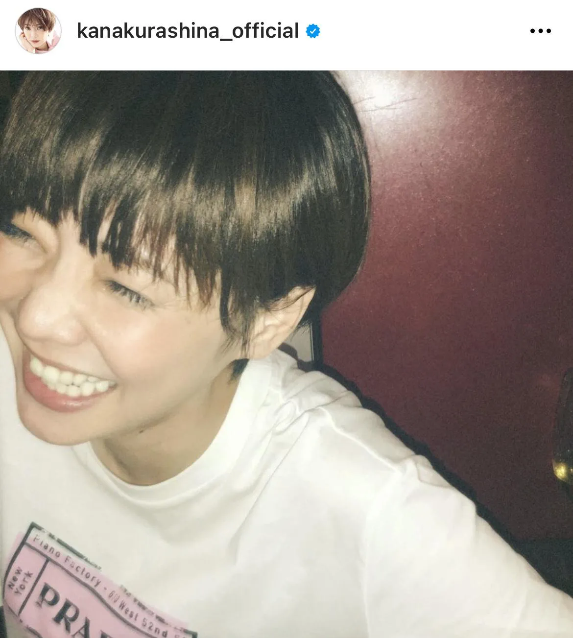 ※倉科カナ公式Instagram(kanakurashina_official)より