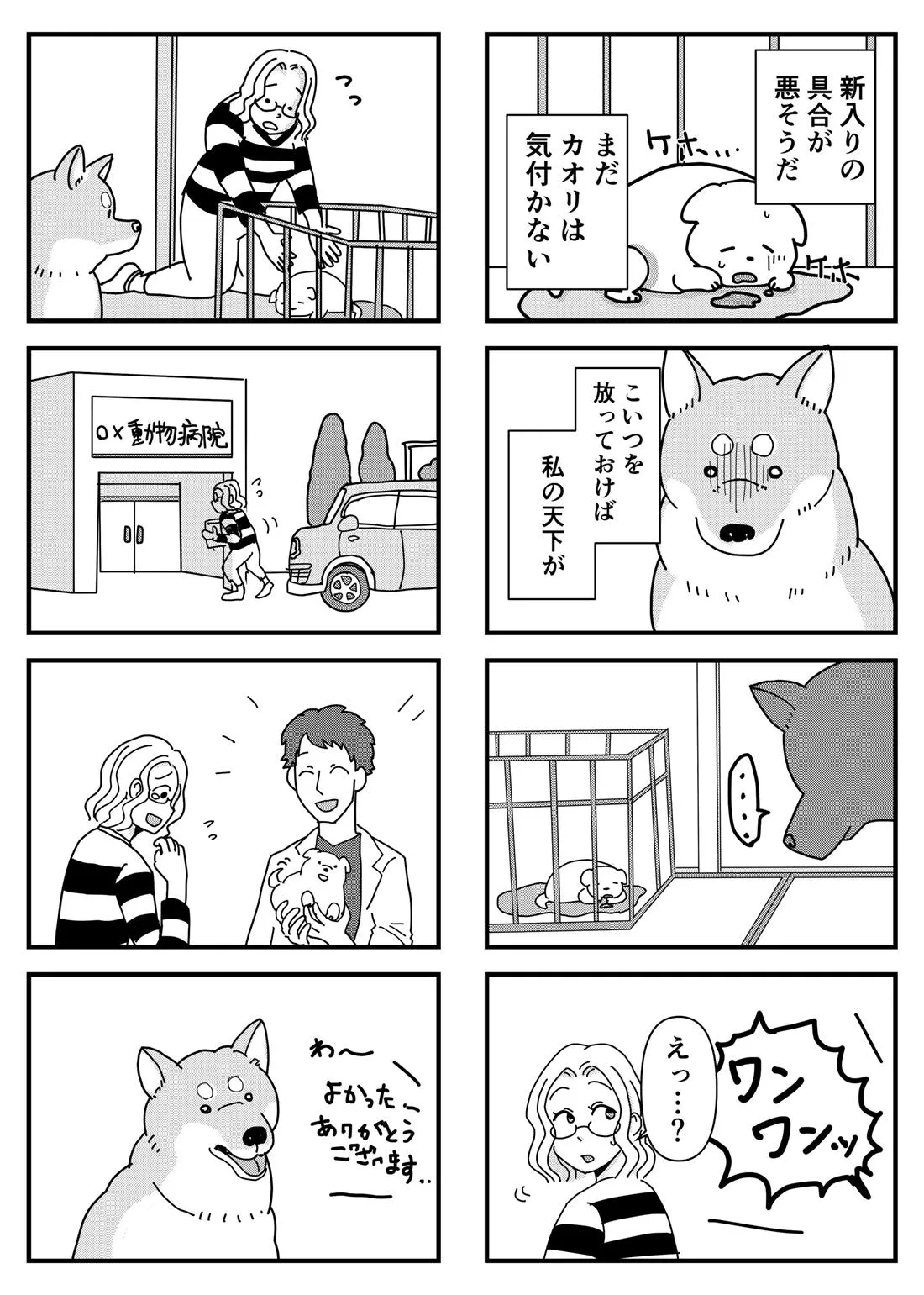 先住犬が新入りの犬に嫉妬する話(3/5)