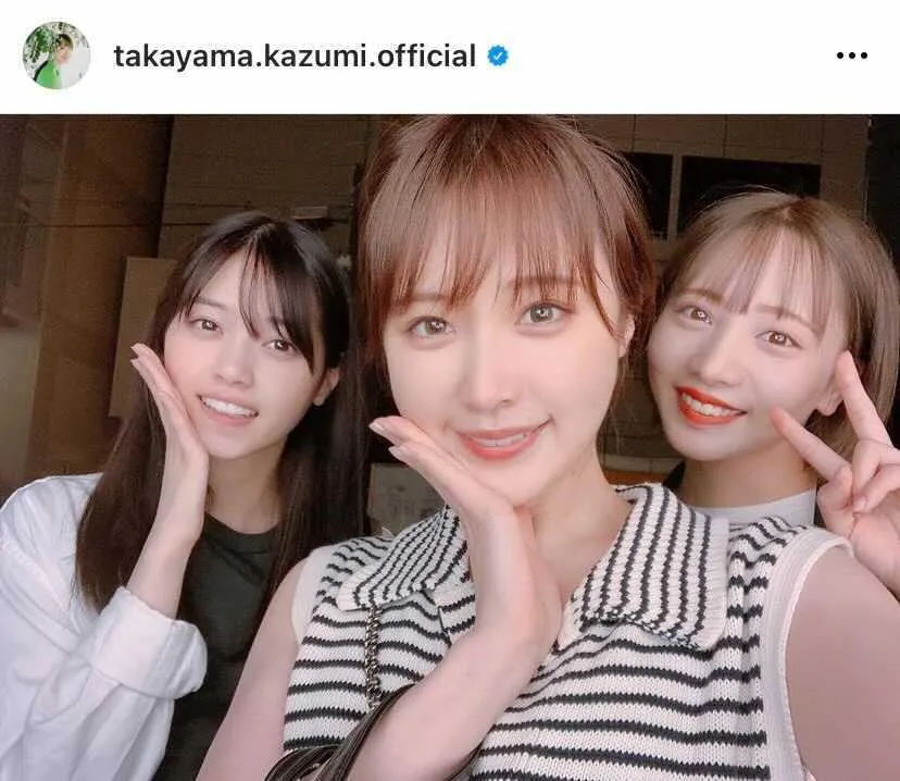 ※高山一実オフィシャルInstagram(takayama.kazumi.official)より