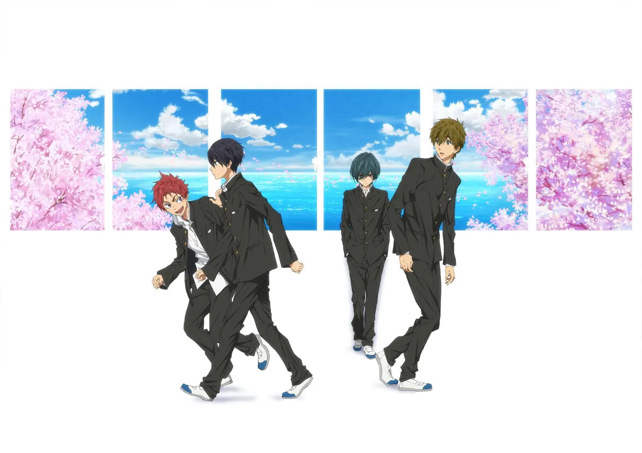 「映画 ハイ☆スピード!－Free! Starting Days－」ビジュアル