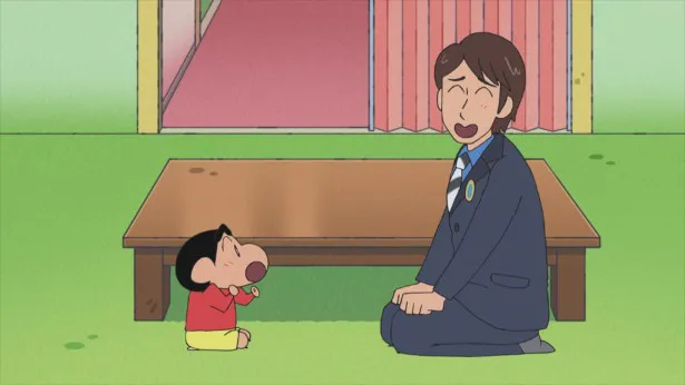 6月2日(金)放送の「クレヨンしんちゃん」で、アニメになった中丸雄一としんのすけのツーショットが実現！