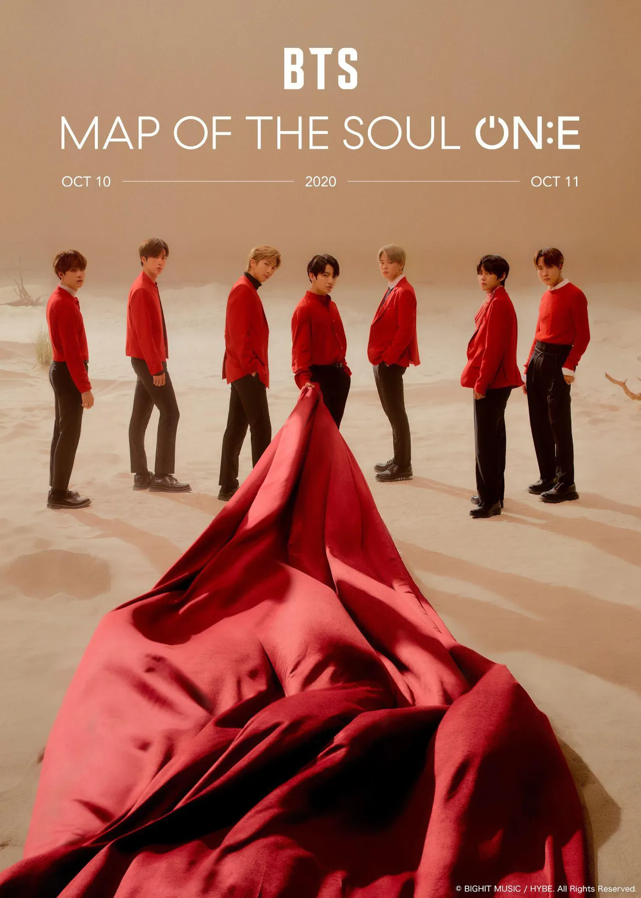 BTS MAP OF THE SOUL ON:E