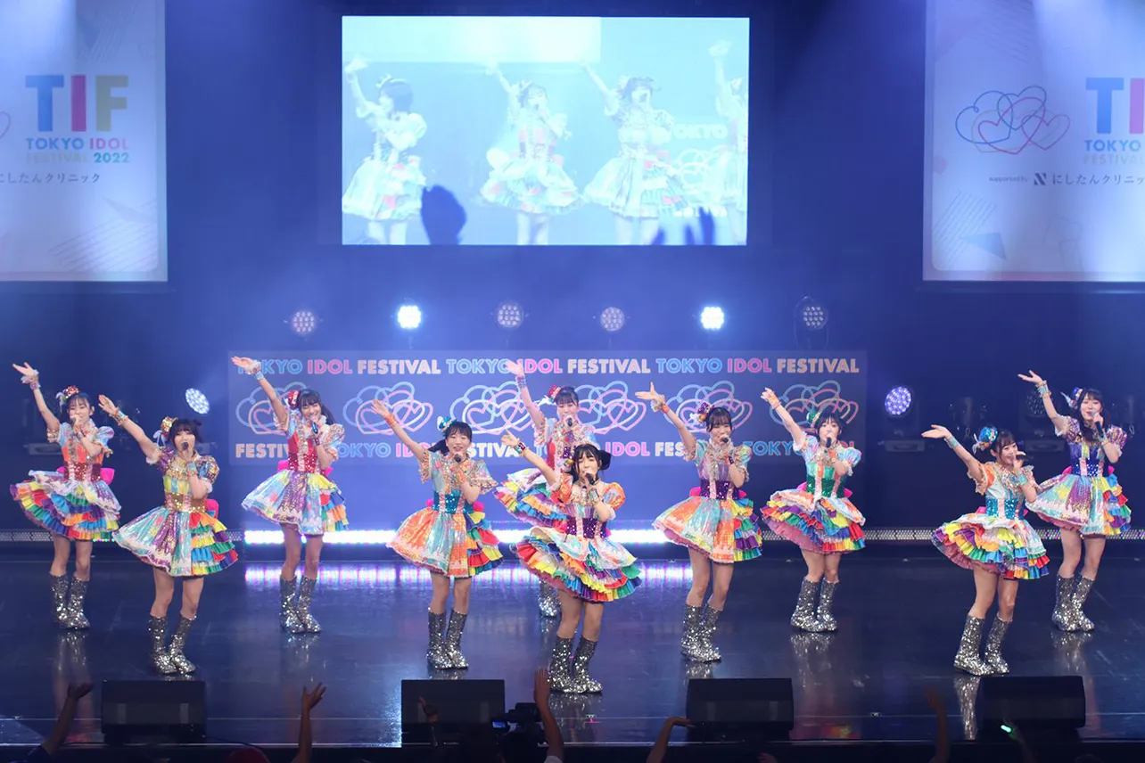 虹のコンキスタドール「TIF2022」HOT STAGEのパフォーマンス