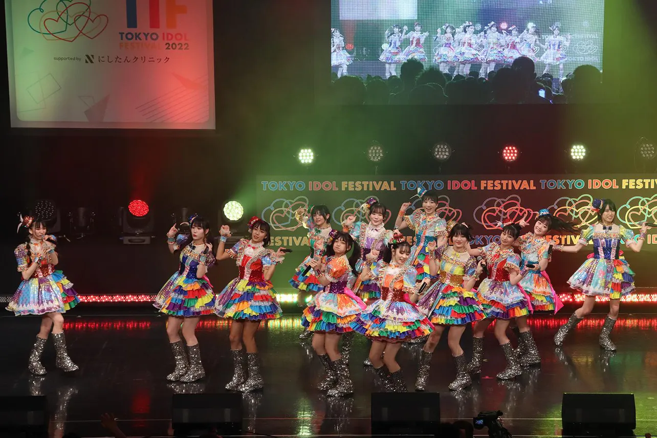 虹のコンキスタドール「TIF2022」HOT STAGEのパフォーマンス