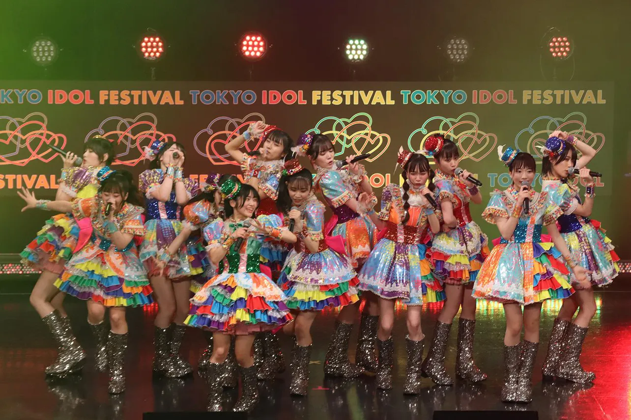 虹のコンキスタドール「TIF2022」HOT STAGEのパフォーマンス