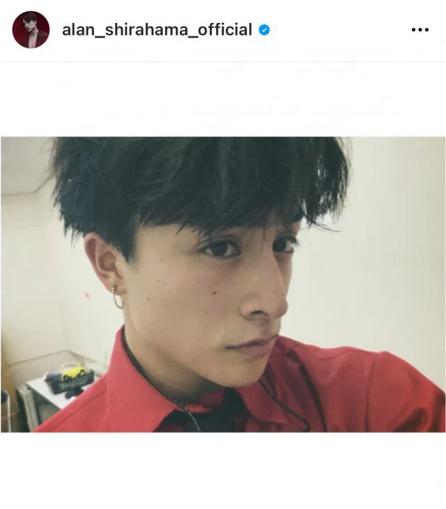 ※白濱亜嵐オフィシャルInstagram(alan_shirahama_official)より