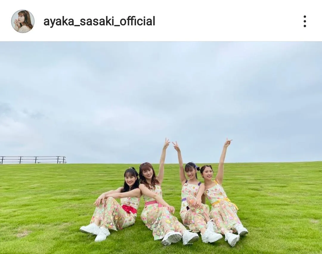 ※佐々木彩夏オフィシャルInstagram(ayaka_sasaki_official)より