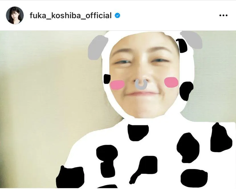 ※小芝風花オフィシャルInstagram(fuka_koshiba_official)より