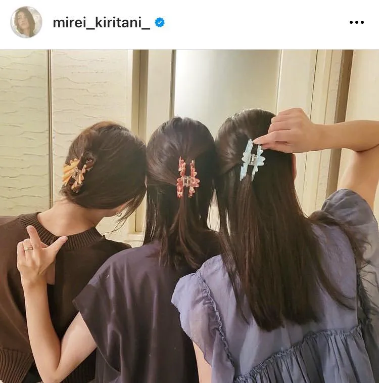 ※桐谷美玲オフィシャルInstagram(mirei_kiritani_)より