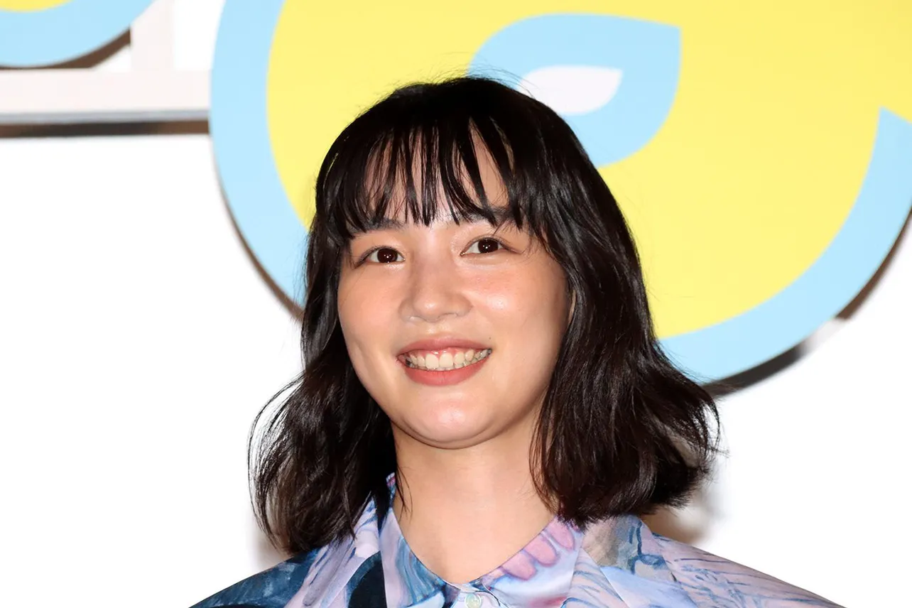 のんが主演映画「さかなのこ」完成報告上映会に登壇