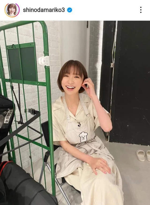 ※篠田麻里子オフィシャルInstagram(shinodamariko3)より