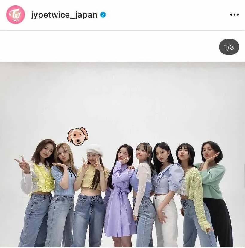 ※TWICE JAPAN OFFICIAL Instagram(jypetwice_japan)より