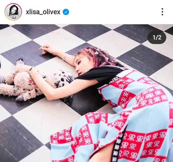 ※LiSA公式Instagram(xlisa_olivex)のスクリーンショット