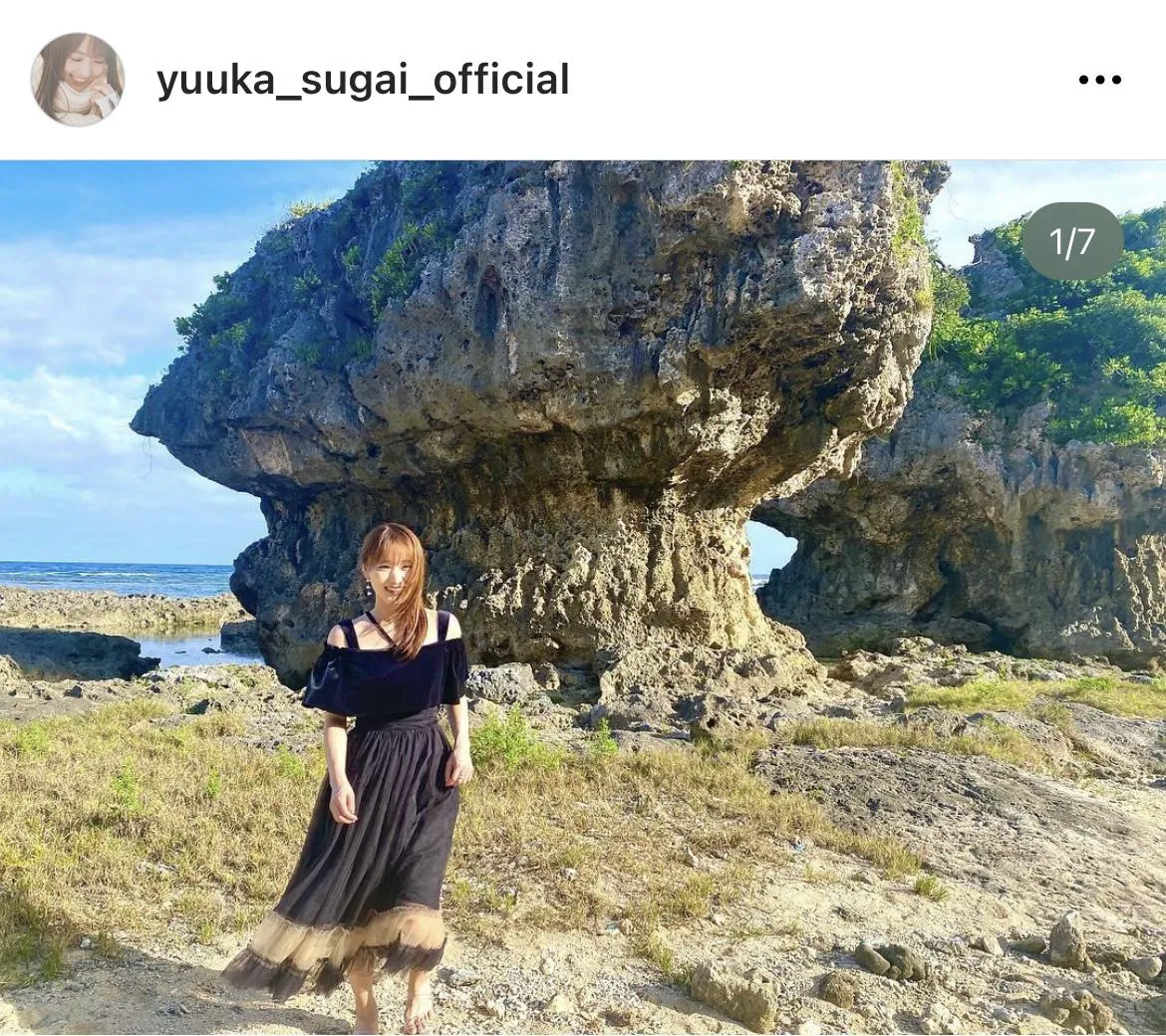  ※菅井友香公式Instagram(yuuka_sugai_official)のスクリーンショット