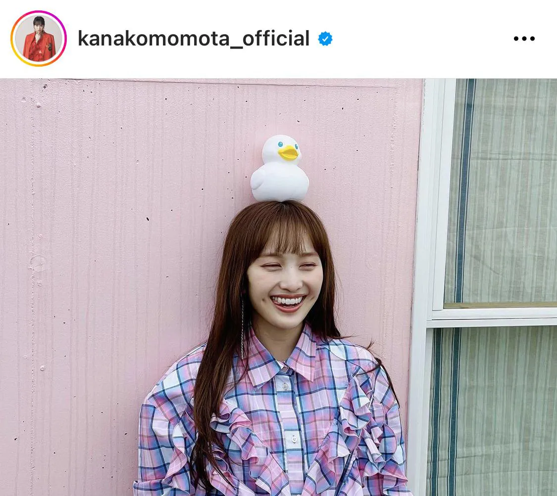 ※百田夏菜子オフィシャルInstagram(kanakomomota_official)より