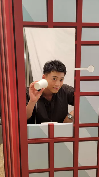 竹内涼真、悩みを抱える相談者に糸電話で真剣アドバイス 心に刺さる言葉に相談者涙<笑ってコラえて>