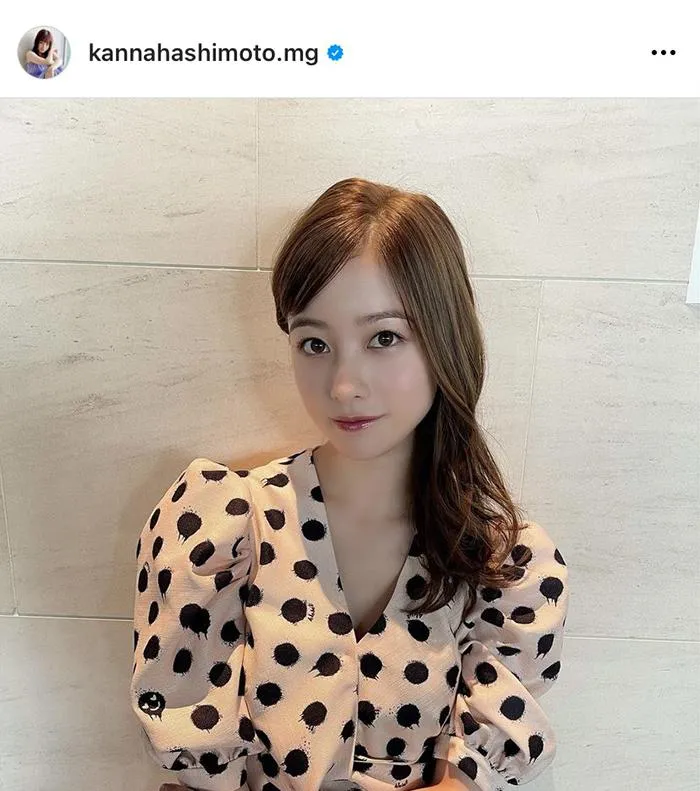 ※橋本環奈マネジャー公式Instagram(kannahashimoto.mg)より