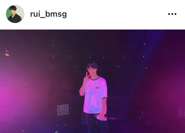 ※画像は川島塁Instagram(rui_bmsg)より