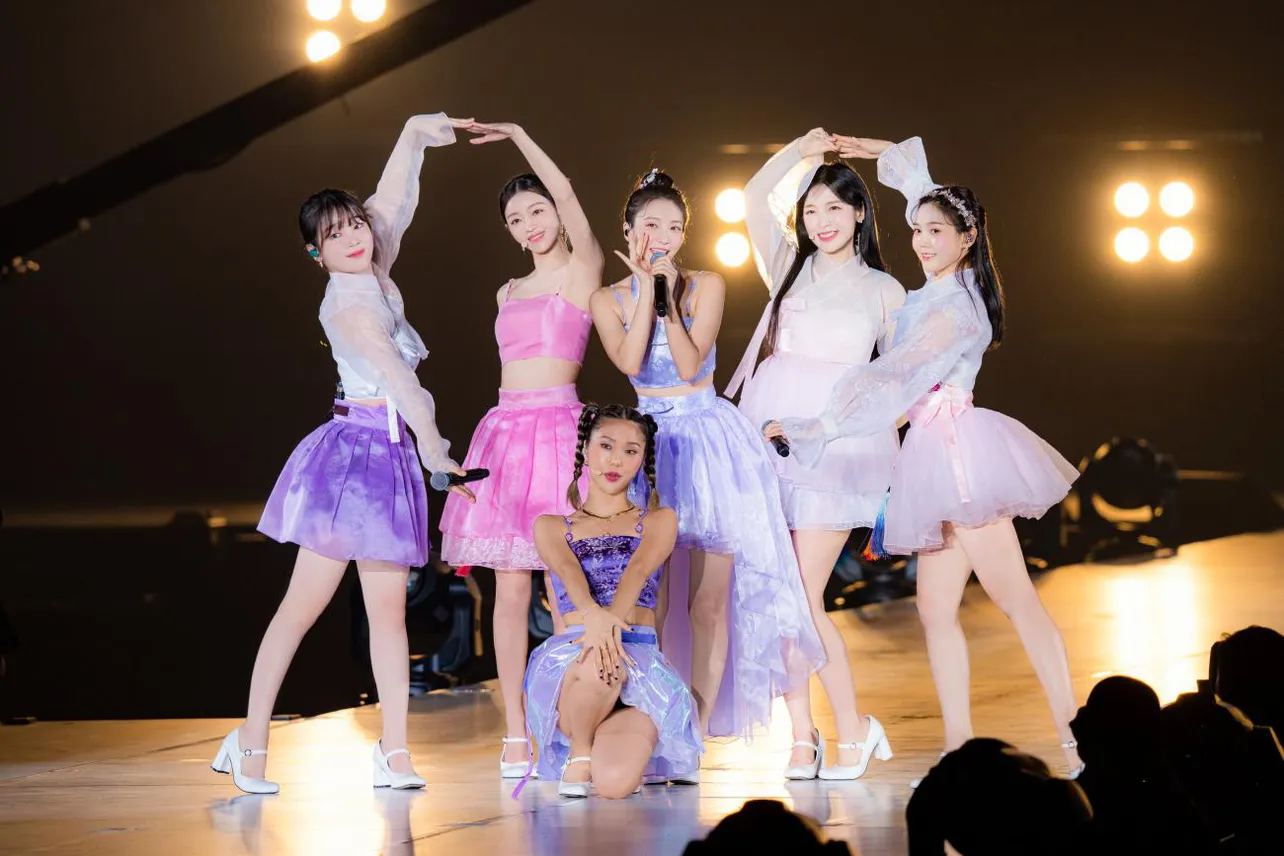 【写真】“関コレ”のステージ後、取材に応じてくれたOH MY GIRL