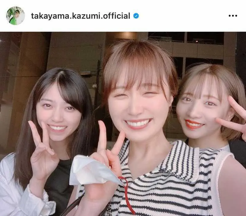 ※高山一実オフィシャルInstagram(takayama.kazumi.official)より