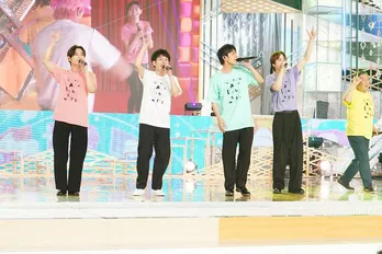 <24時間テレビ>“ジャにの”メンバーによる生パフォーマンスで開幕 二宮和也「楽しくやっていきたいなと思います」