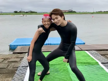 人気子役・村山輝星、亡き父との約束“トライアスロン51.5km”挑戦　 菊池風磨はスイムの先導役に＜24時間テレビ＞