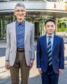 松重豊&濱田岳、見た目も性格も凸凹な異色バディを結成 “大小コンビ”が難事件解決に挑む<大川と小川の時短捜査>