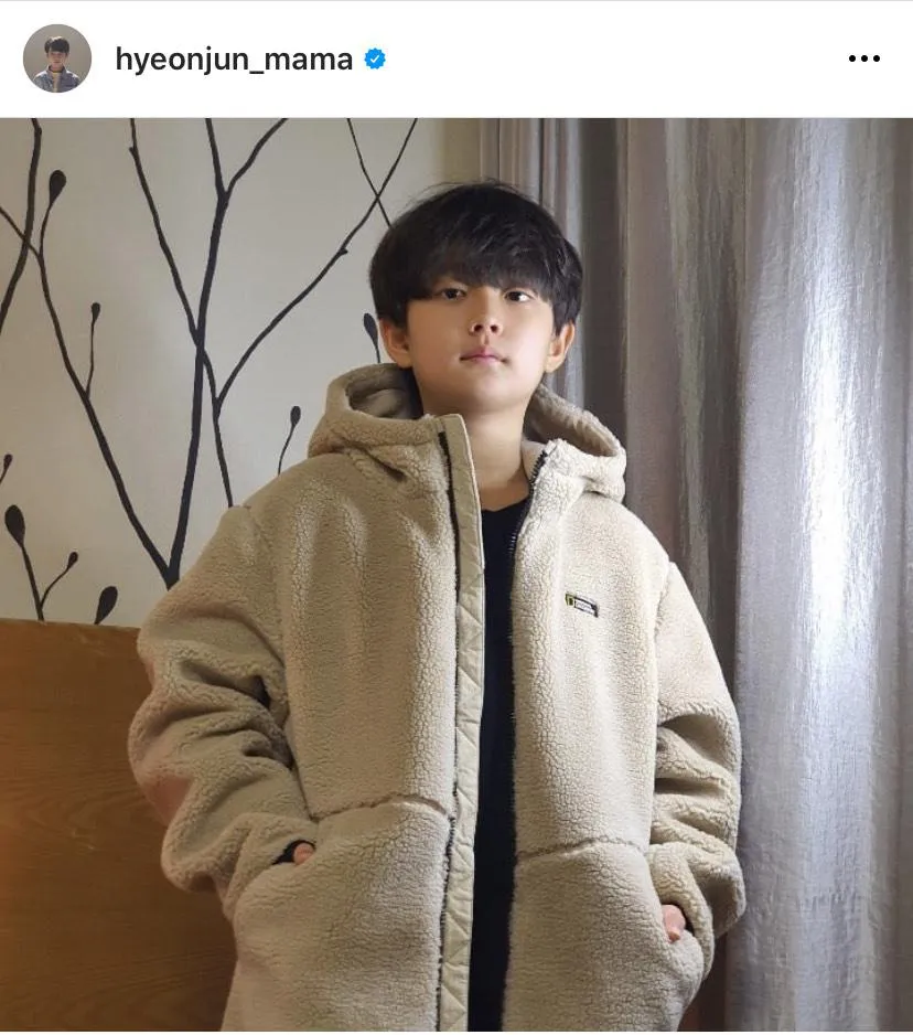 チョン・ヒョンジュンInstagram(hyeonjun_mama)より