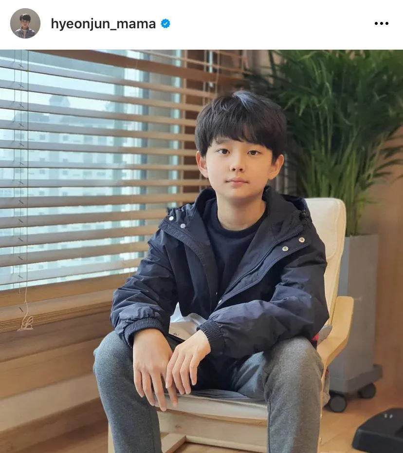 チョン・ヒョンジュンInstagram(hyeonjun_mama)より