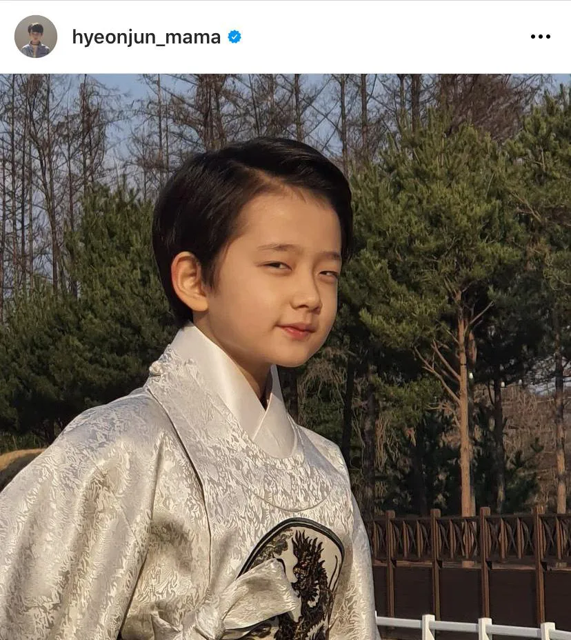 チョン・ヒョンジュンInstagram(hyeonjun_mama)より