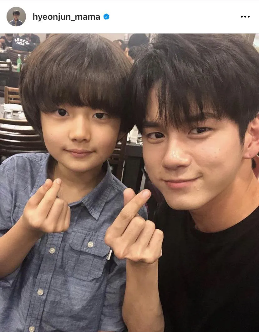 チョン・ヒョンジュンInstagram(hyeonjun_mama)より