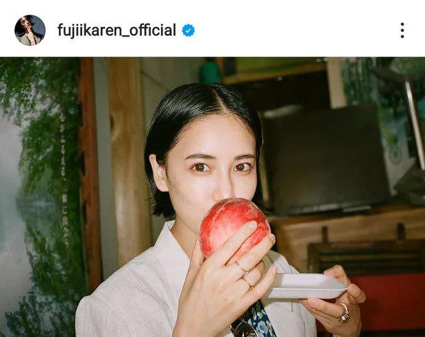 ※藤井夏恋公式Instagram(fujii.karen____official)より