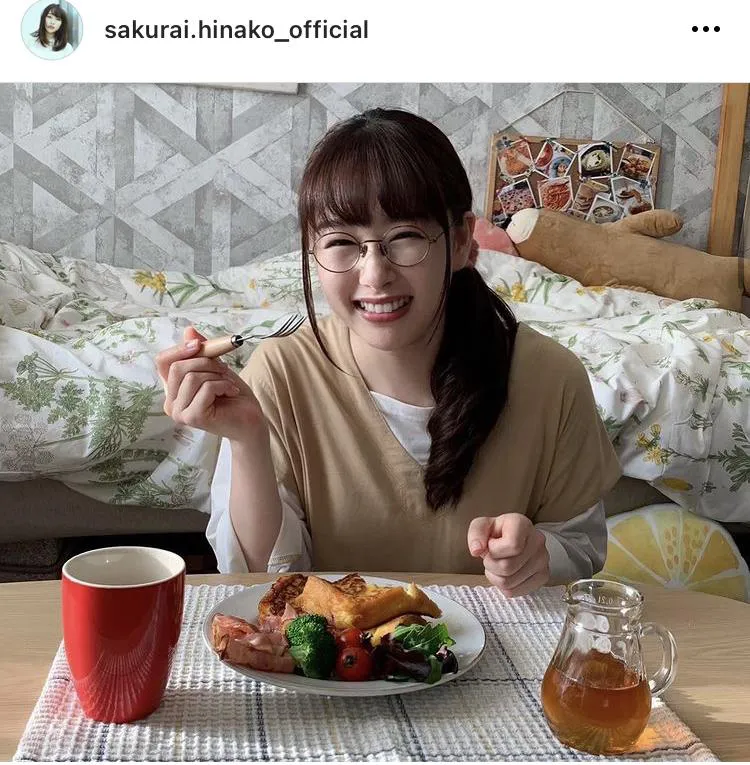 ※桜井日奈子オフィシャルInstagram(@sakurai.hinako_official)より