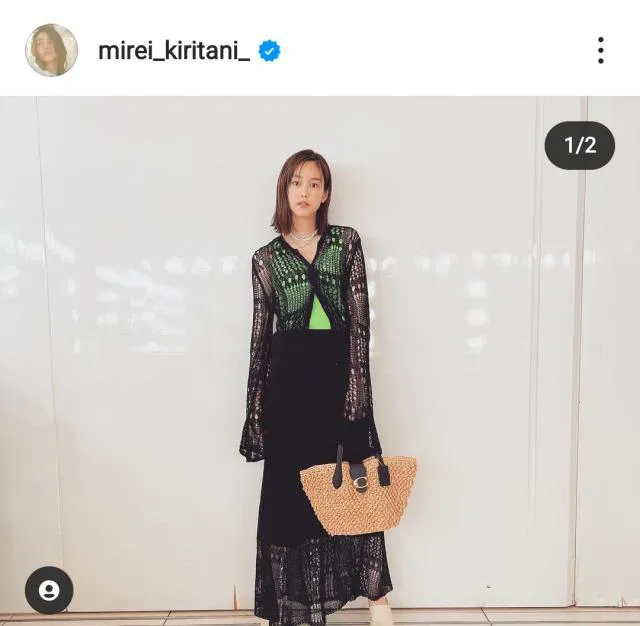 ※桐谷美玲オフィシャルInstagram(mirei_kiritani_)より