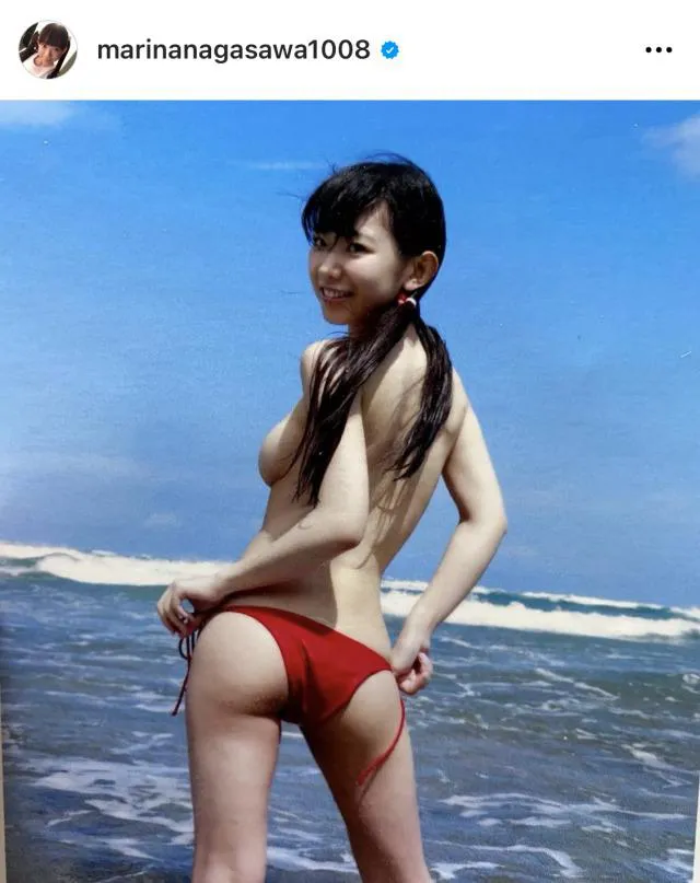 【写真】見えちゃいそう…！長澤茉里奈、際どすぎる過去のグラビアショットを公開