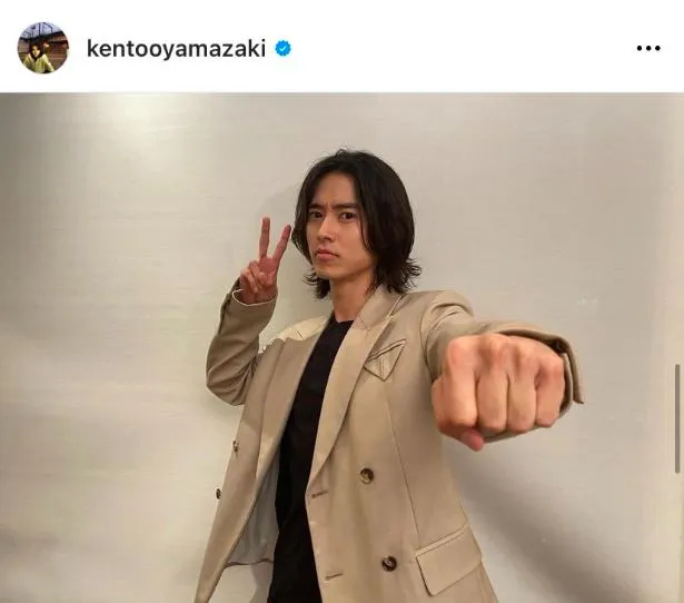 ※画像は山崎賢人オフィシャルInstagram(kentooyamazaki)より