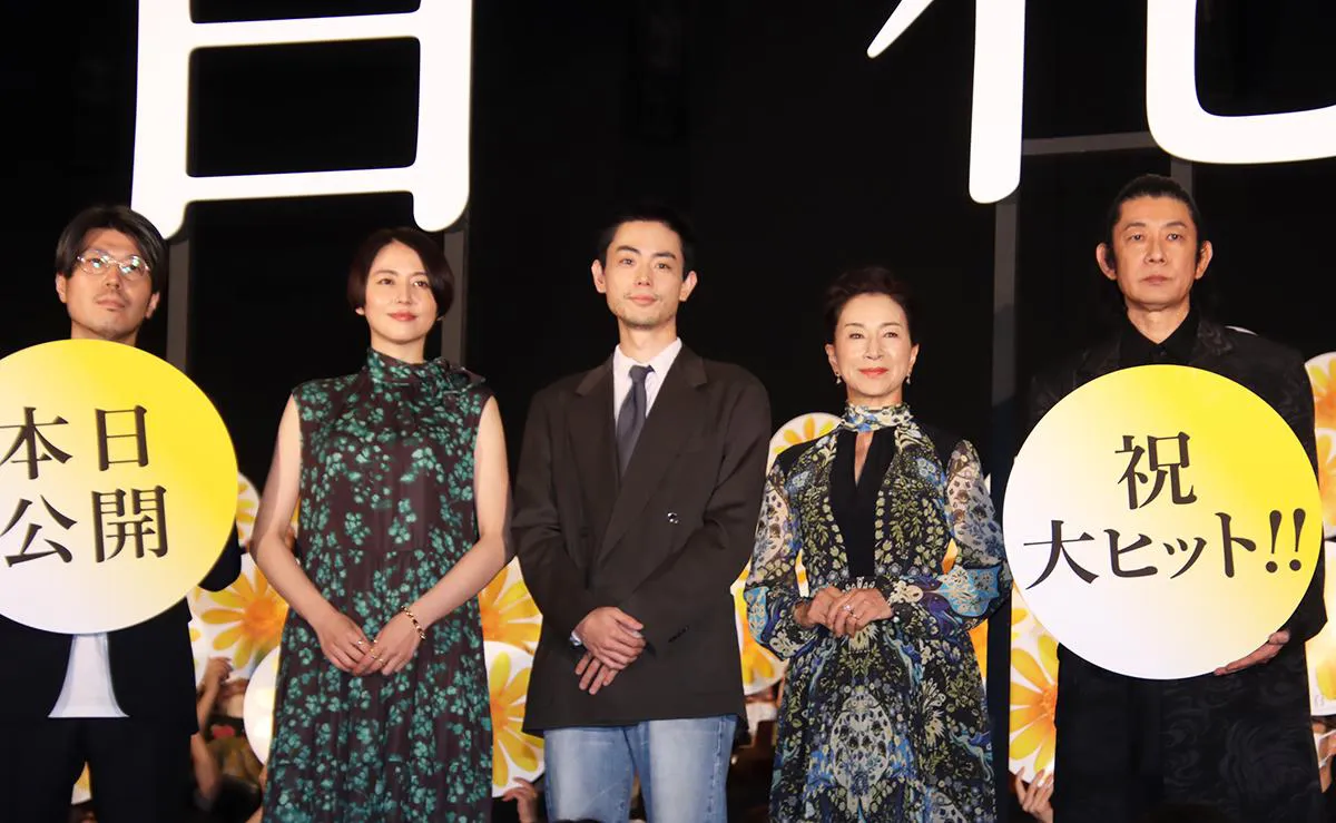 映画「百花」初日舞台あいさつより