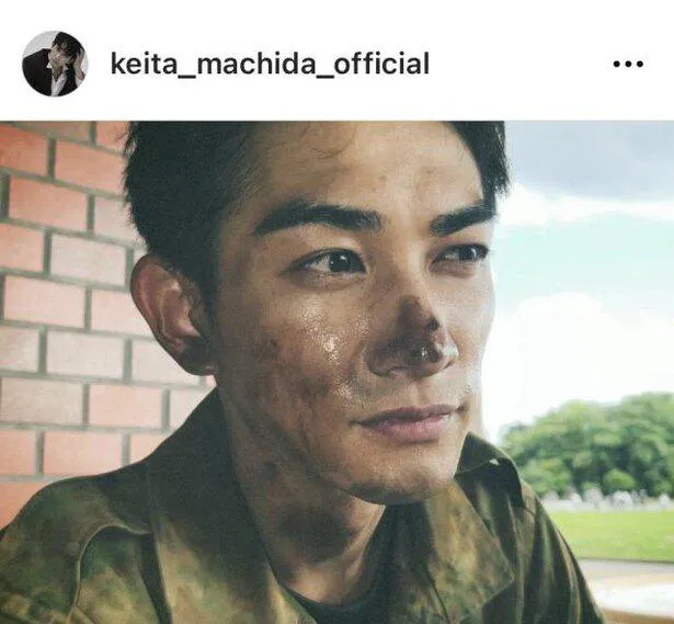 町田裕太、佐野勇斗が撮影した顔中泥だらけのドアップ写真