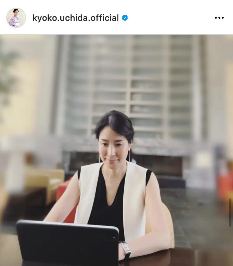 ※内田恭子 Instagram(kyoko.uchida.official....)より