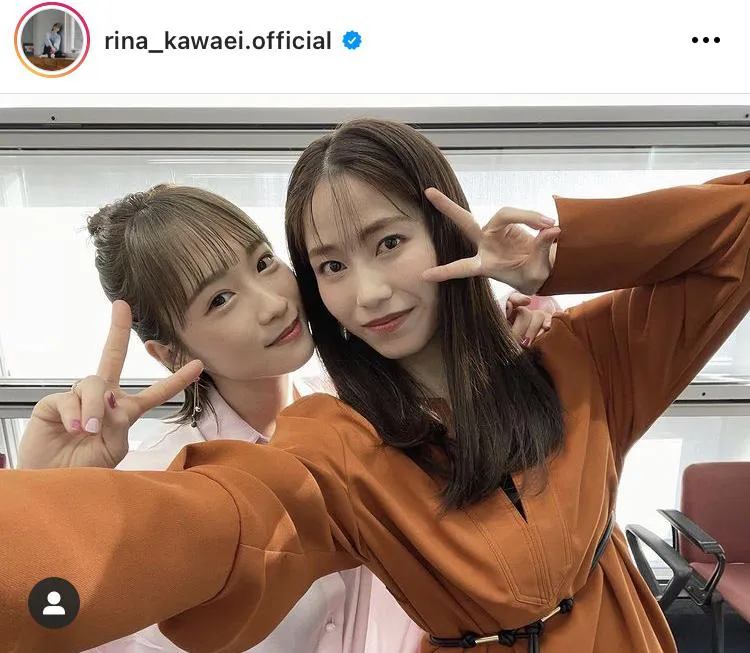 ※川栄李奈公式Instagram(rina_kawaei.official)より