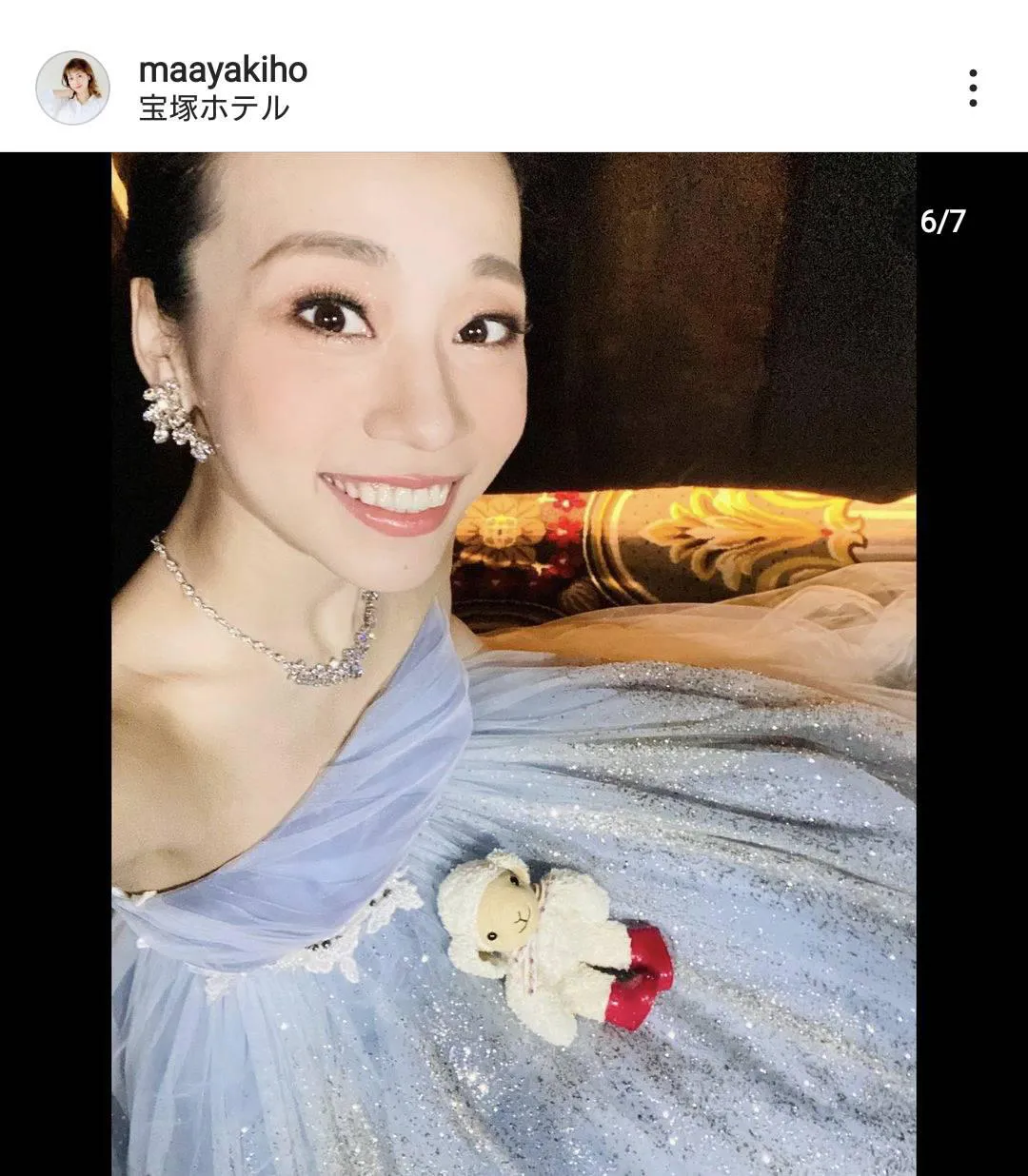 ※真彩希帆オフィシャルInstagram(maayakiho)より