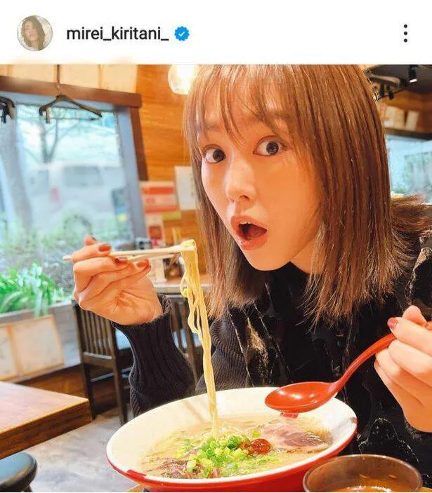 ※桐谷美玲オフィシャルInstagram(mirei_kiritani_)より