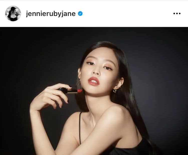 ※JENNIE公式Instagram(jennierubyjane)より