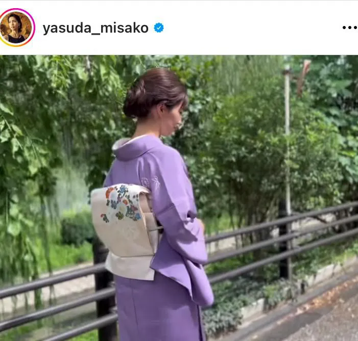 ※安田美沙子オフィシャルInstagram(yasuda_misako)より