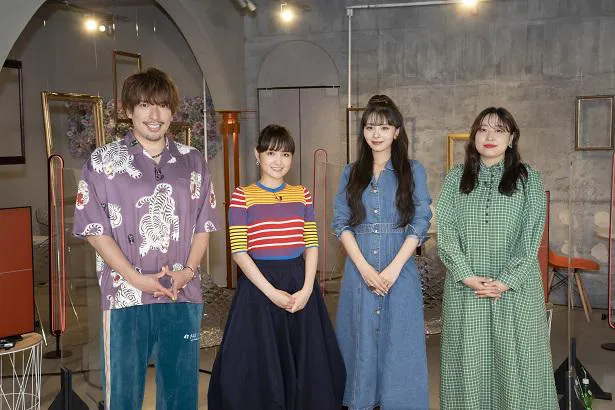 「HEART SIGNAL JAPAN」第8話のスタジオゲストとして出演が決定した川口ゆりな(写真右から2番目)