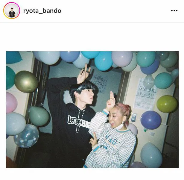 ※坂東龍汰Instagram(ryota_bando)より