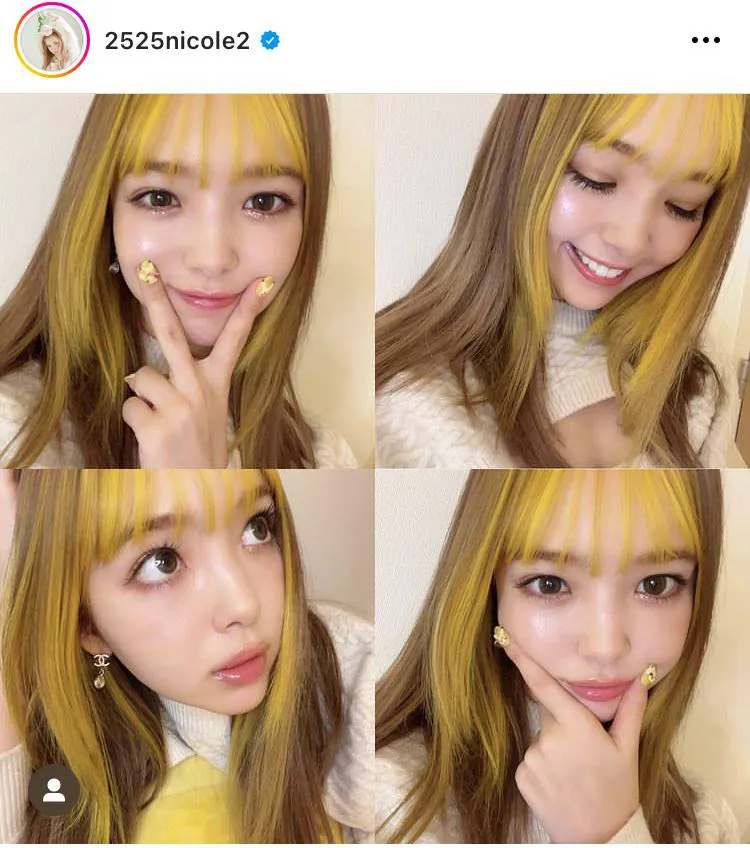 ※藤田ニコル公式Instagram(2525nicole2)より